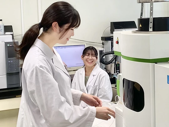 特別研究での実験の様子
